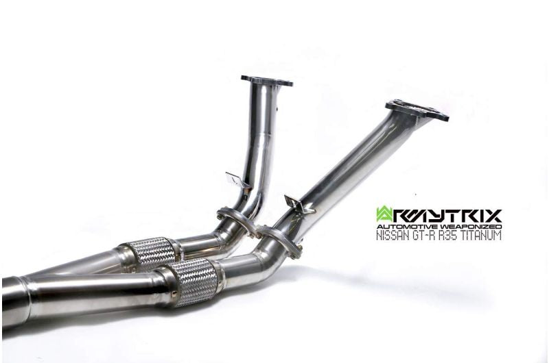 Armytrix exhaust system for Nissan GT-R R35 3.8 Twin-Turbo V6 (2017-Present) valvetronic exhaust system