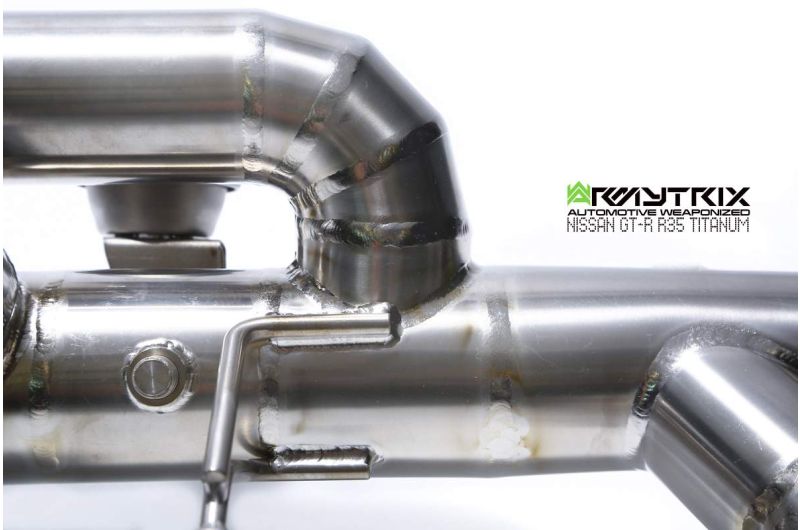 Armytrix exhaust system for Nissan GT-R R35 3.8 Twin-Turbo V6 (2017-Present) valvetronic exhaust system