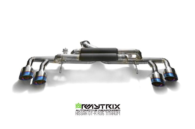 Armytrix exhaust system for Nissan GT-R R35 3.8 Twin-Turbo V6 (2017-Present) valvetronic exhaust system