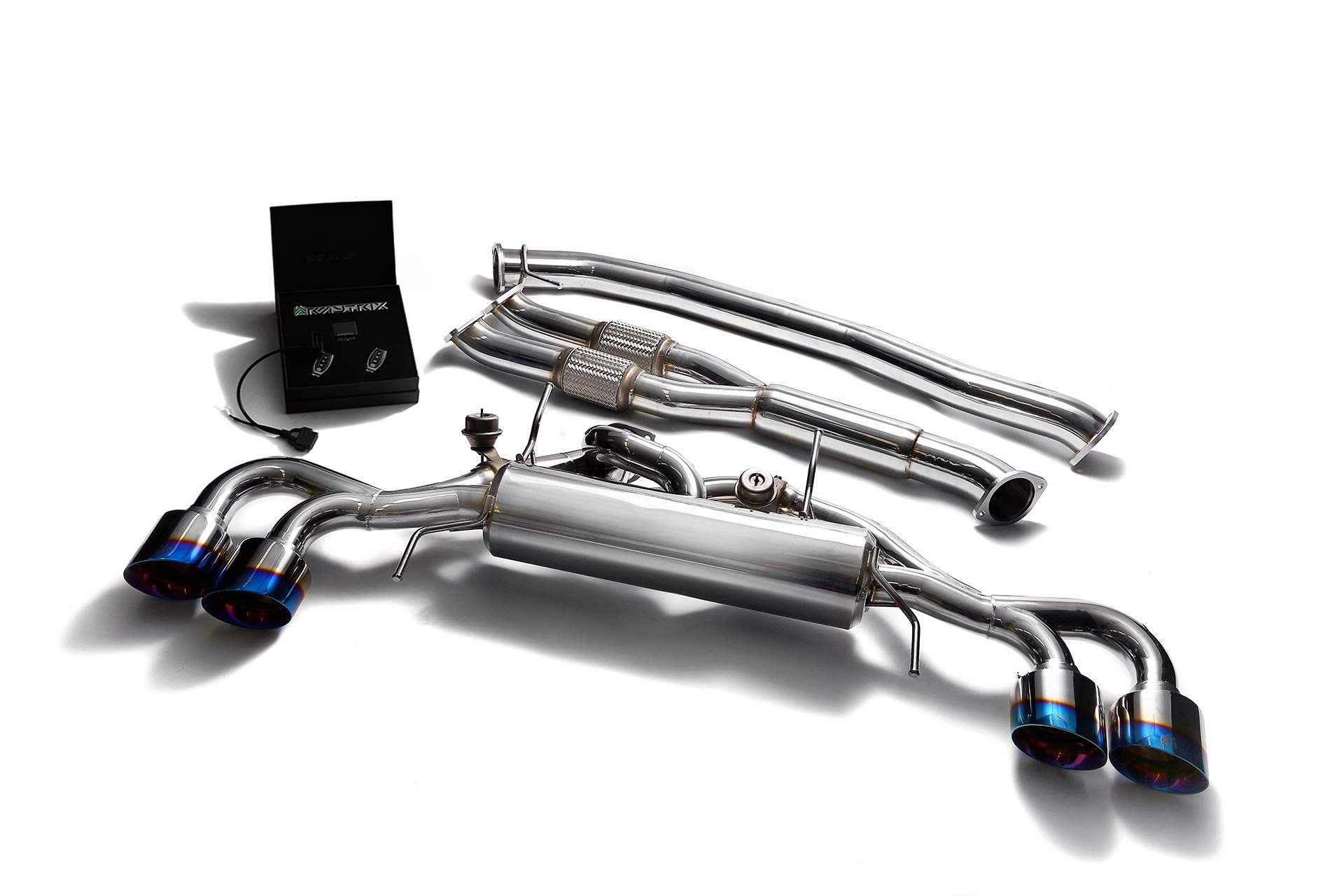 Armytrix exhaust system for Nissan GT-R R35 3.8 Twin-Turbo V6 (2017-Present) valvetronic exhaust system