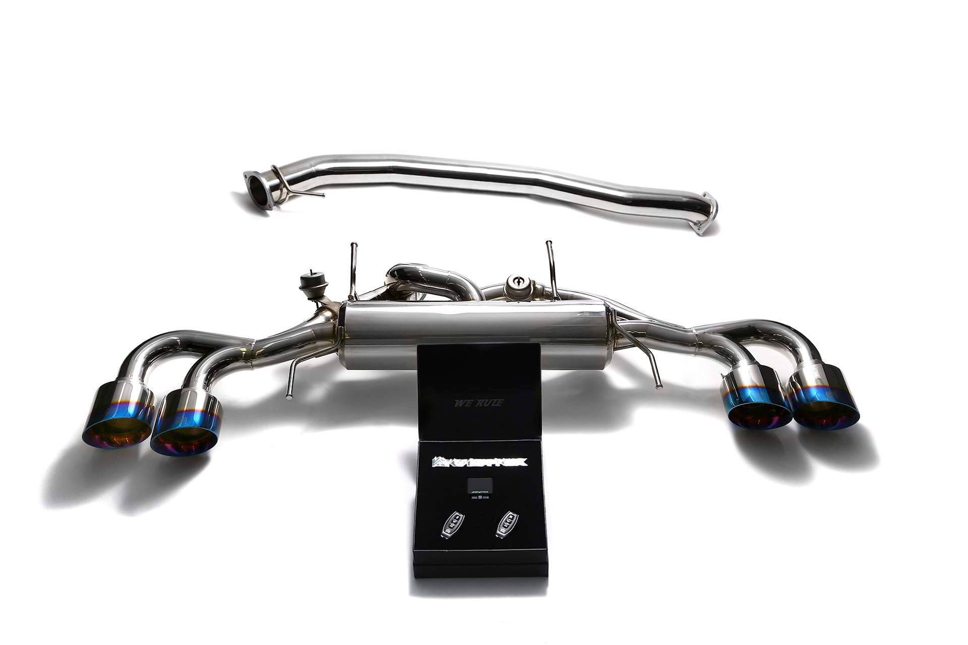 Armytrix exhaust system for Nissan GT-R R35 3.8 Twin-Turbo V6 (2017-Present) valvetronic exhaust system