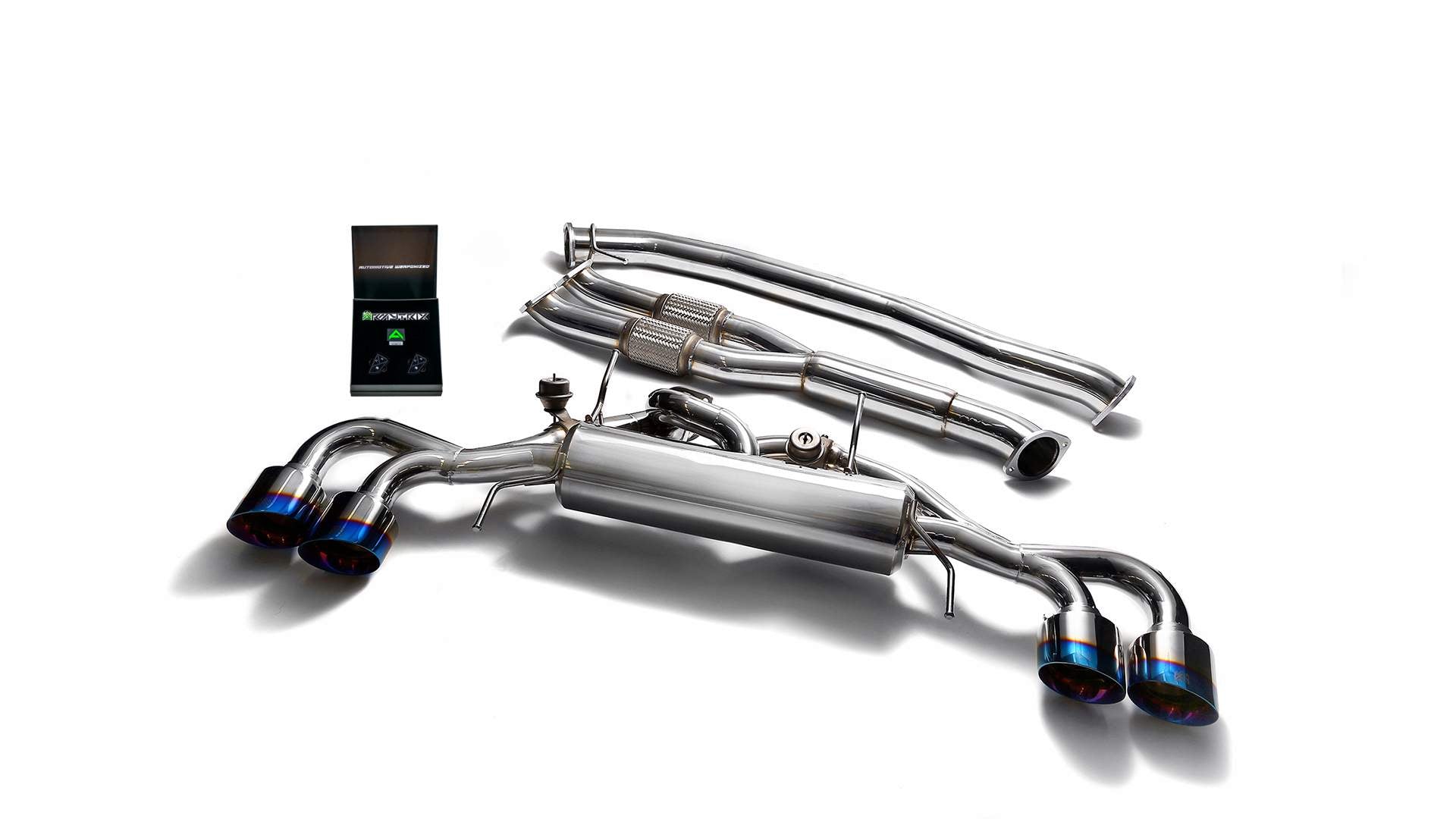 Armytrix exhaust system for Nissan GT-R R35 3.8 Twin-Turbo V6 (2007-Present) valvetronic exhaust system