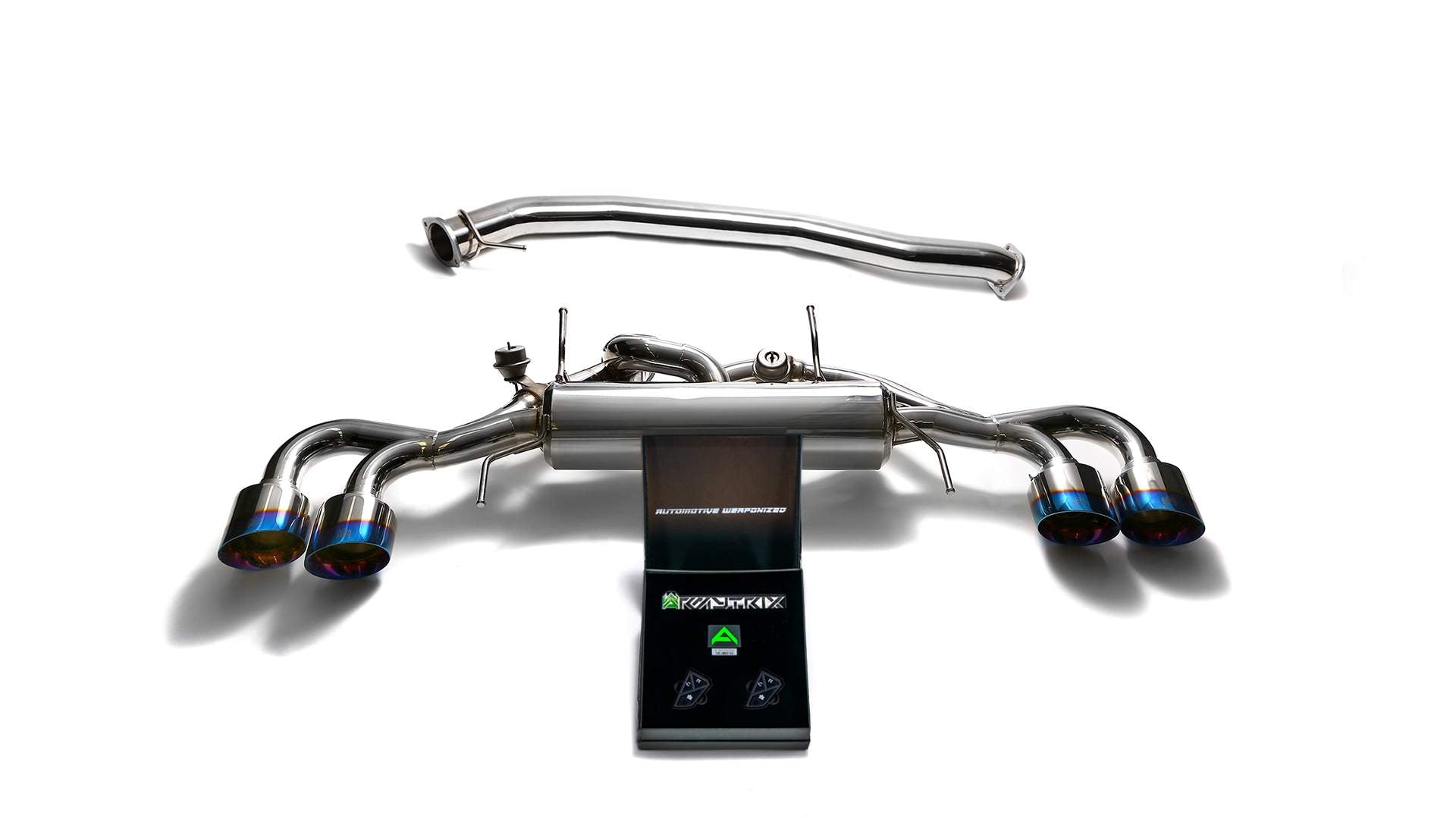 Armytrix exhaust system for Nissan GT-R R35 3.8 Twin-Turbo V6 (2007-Present) valvetronic exhaust system