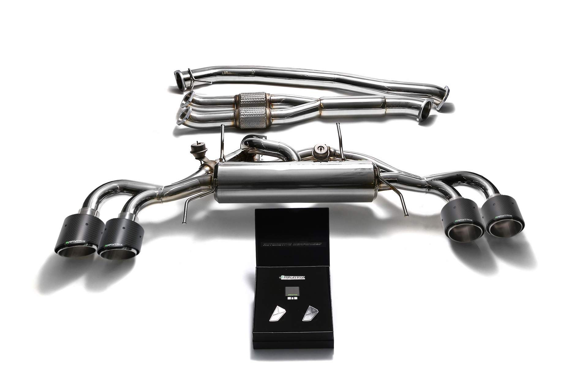 Armytrix exhaust system for Nissan GT-R R35 3.8 Twin-Turbo V6 (2007-Present) valvetronic exhaust system