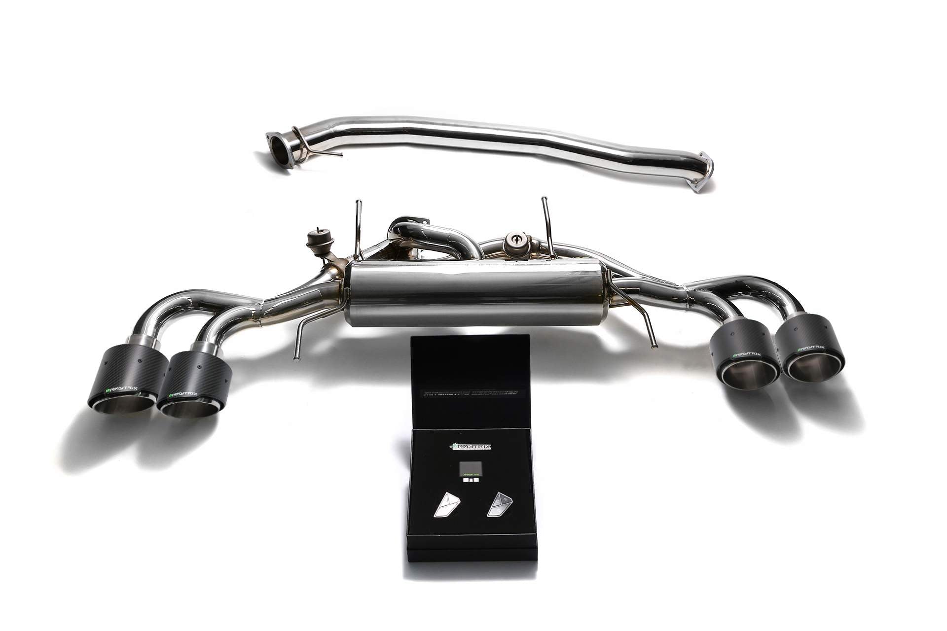 Armytrix exhaust system for Nissan GT-R R35 3.8 Twin-Turbo V6 (2017-Present) valvetronic exhaust system