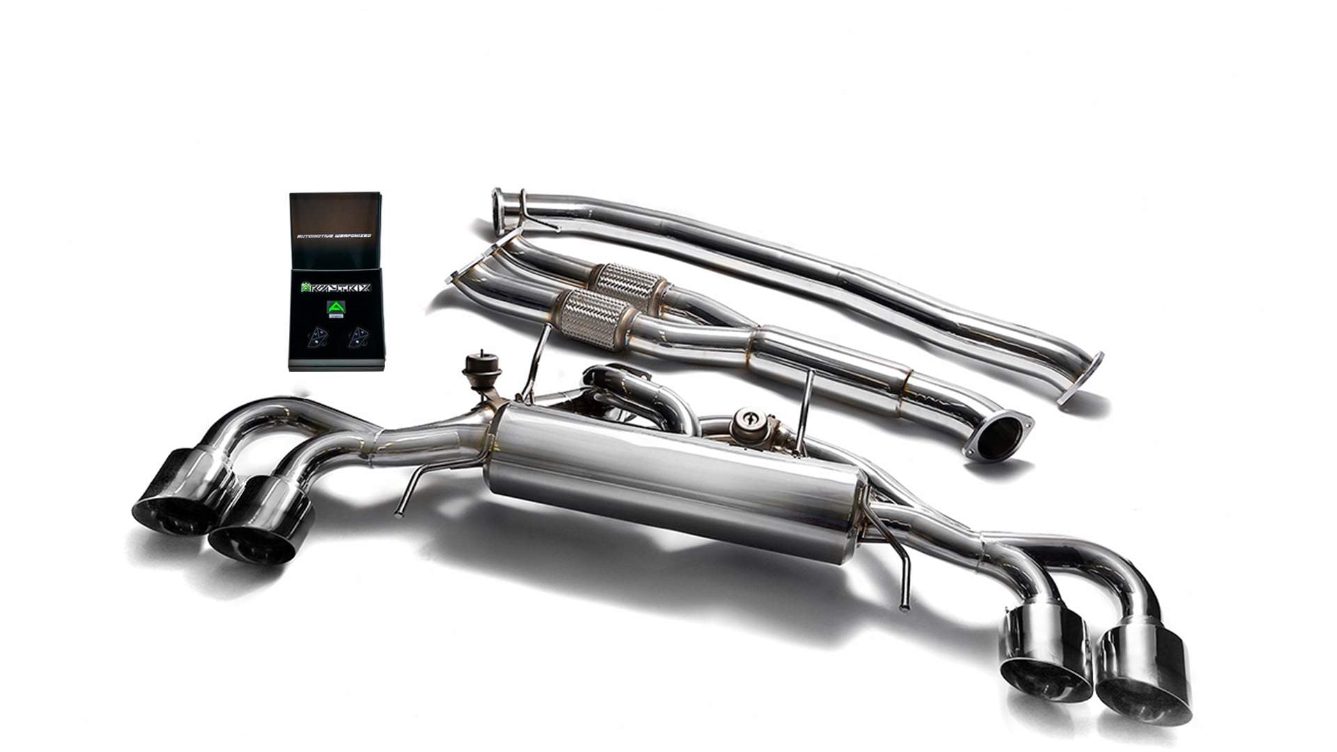 Armytrix exhaust system for Nissan GT-R R35 3.8 Twin-Turbo V6 (2007-Present) valvetronic exhaust system