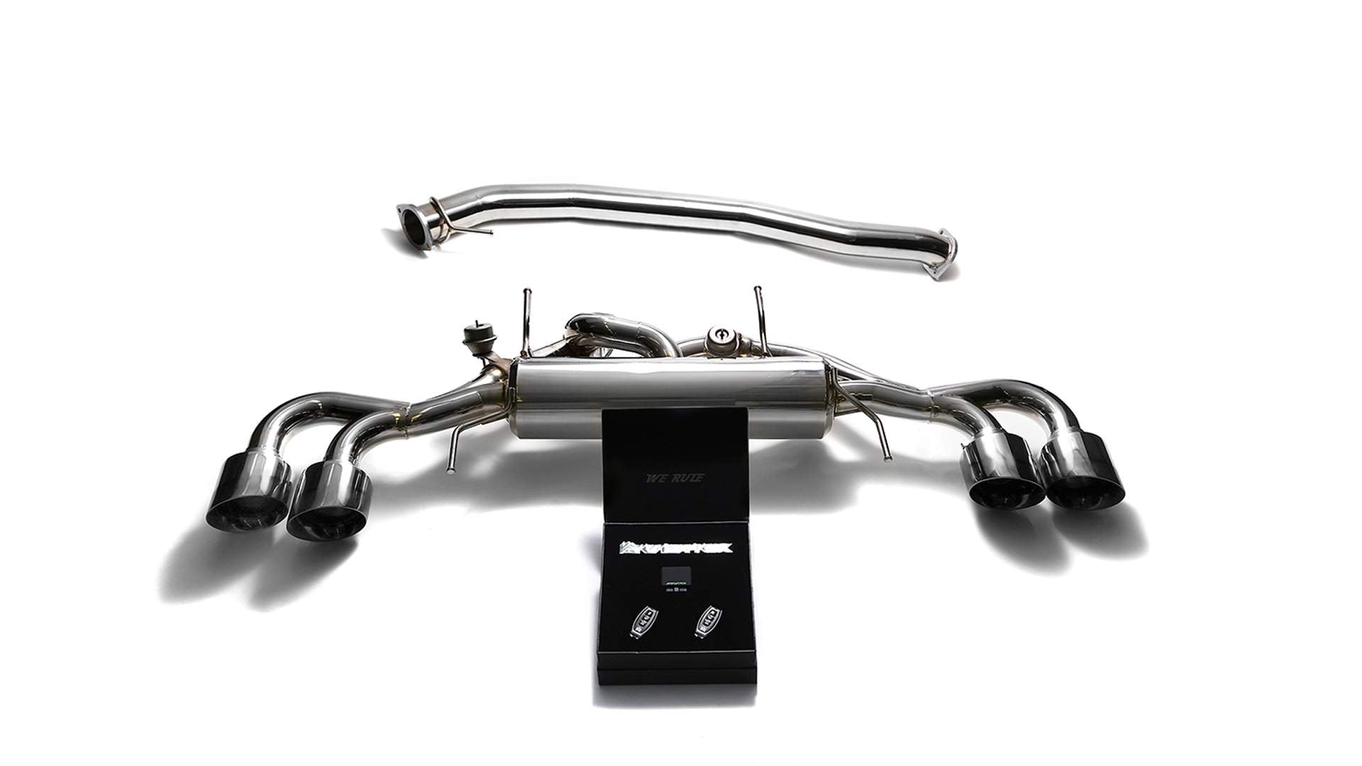 Armytrix exhaust system for Nissan GT-R R35 3.8 Twin-Turbo V6 (2007-Present) valvetronic exhaust system