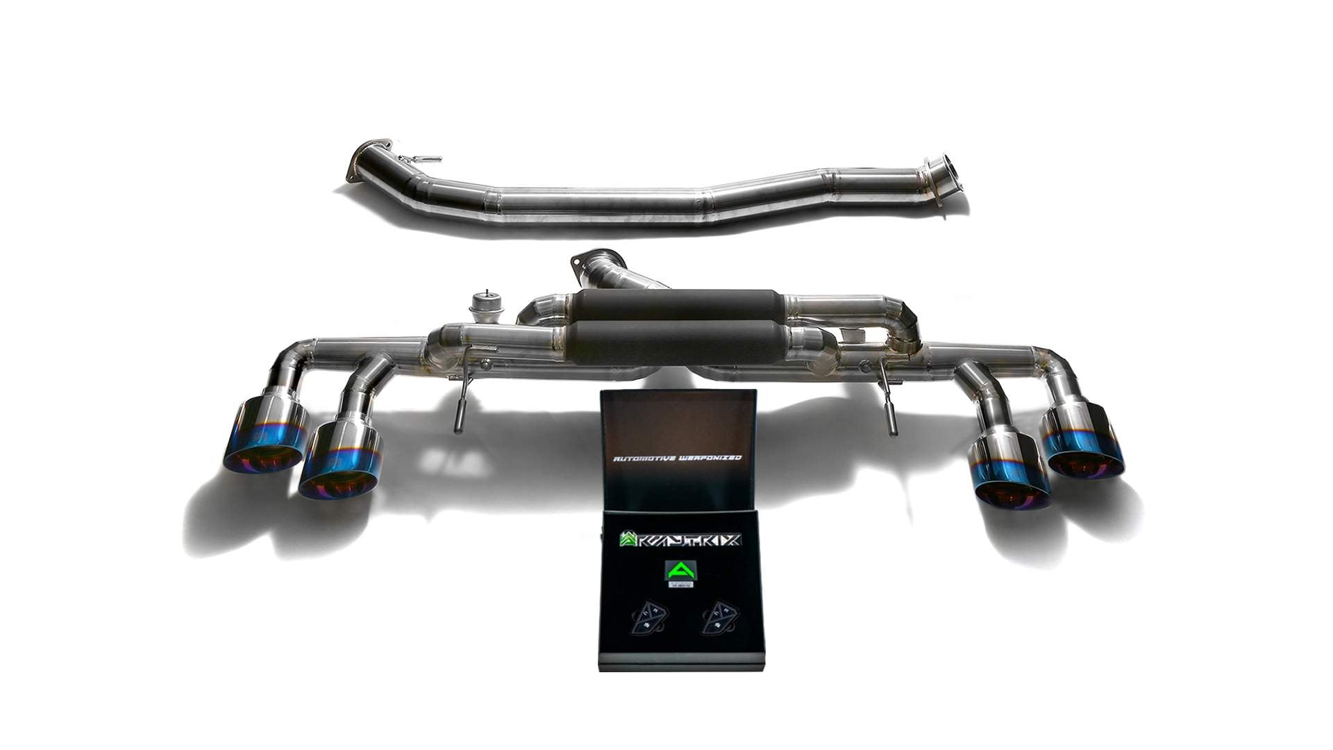 Armytrix exhaust system for Nissan GT-R R35 3.8 Twin-Turbo V6 (2017-Present) valvetronic exhaust system