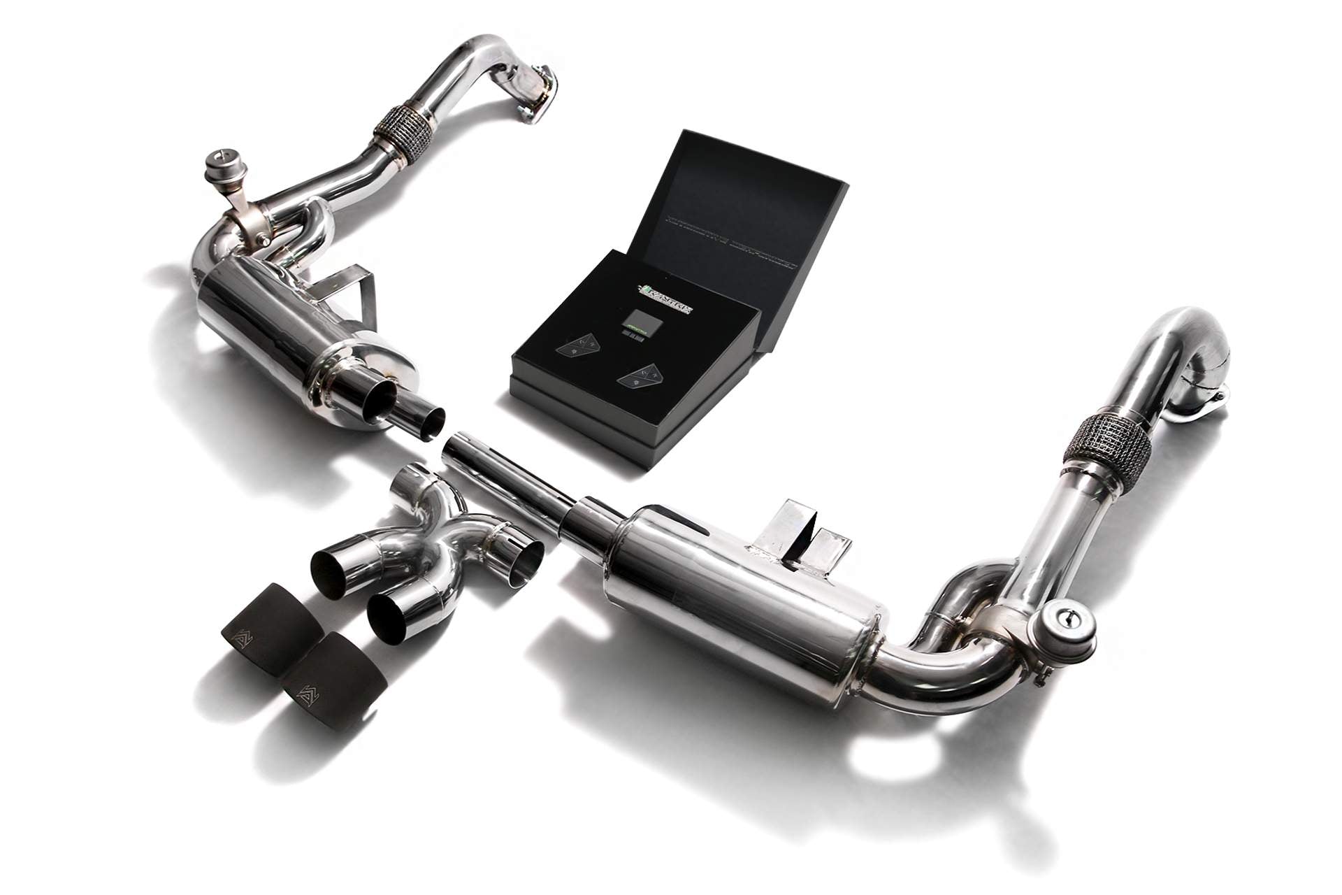 Armytrix exhaust system for Porsche 718 Cayman (2016-present) valvetronic exhaust system