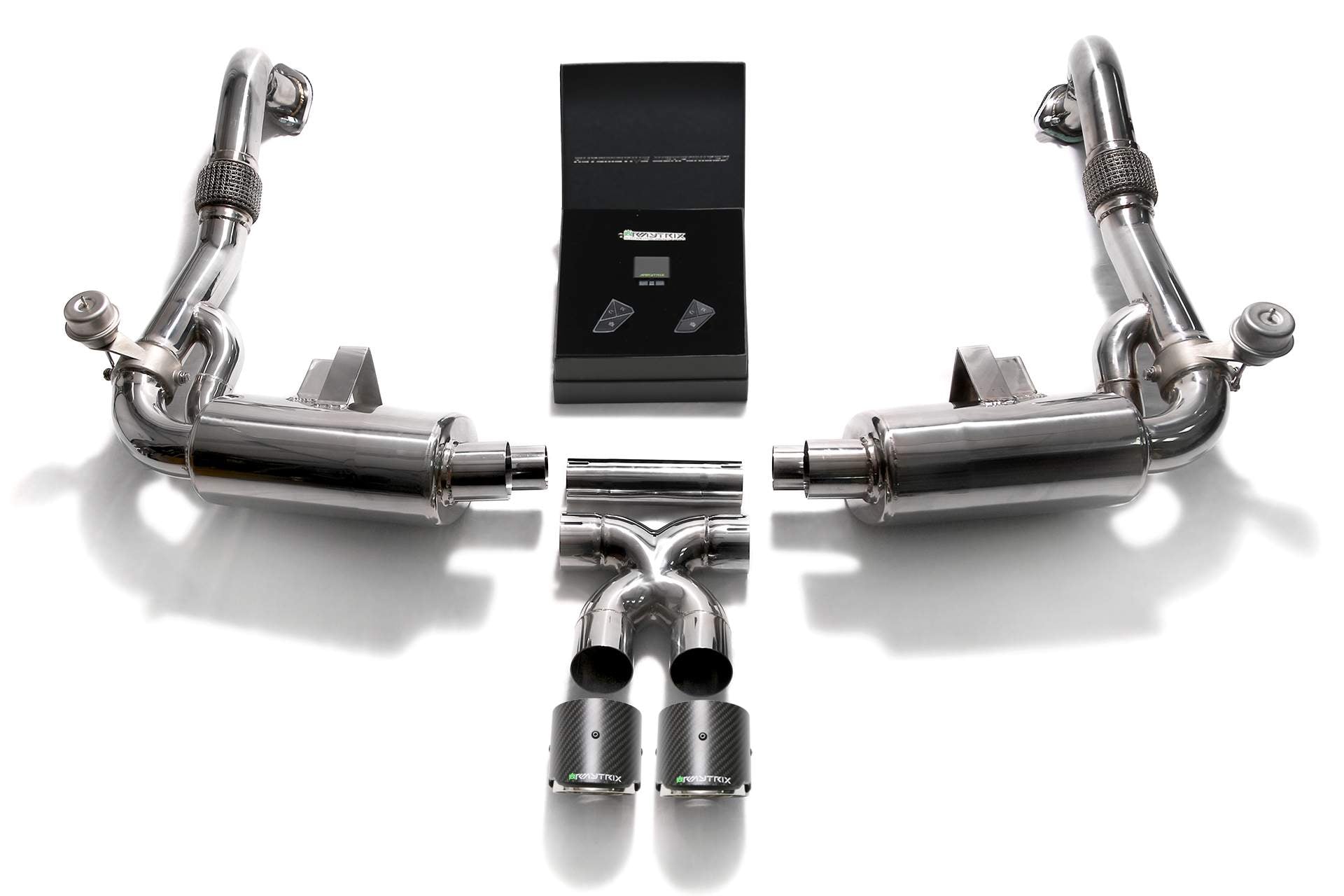 Armytrix exhaust system for Porsche 718 Cayman (2016-present) valvetronic exhaust system