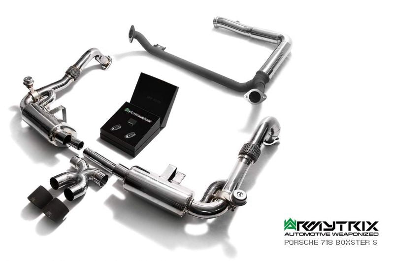 Výfukový systém Armytrix pro Porsche 718 Boxster (2016-present) valvetronic exhaust system