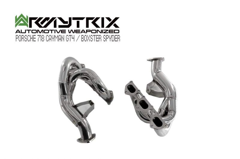 Armytrix exhaust system for Porsche 718 Cayman GT4 (2019-present) valvetronic exhaust system