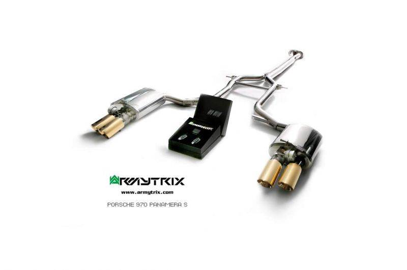 Armytrix exhaust system for Porsche 970 Panamera 4/S/4S/GTS (2009-2013) valvetronic exhaust system