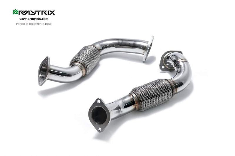 Armytrix exhaust system for Porsche 981 Cayman S/GTS/GT4 (2012-2016) valvetronic exhaust system