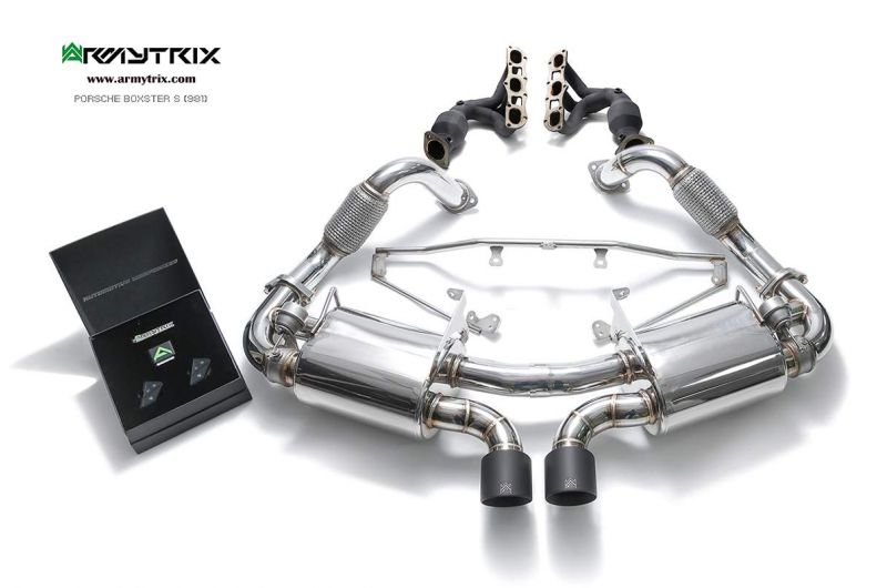 Armytrix exhaust system for Porsche 981 Cayman S/GTS/GT4 (2012-2016) valvetronic exhaust system