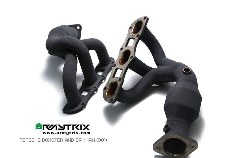 Výfukový systém Armytrix pro Porsche 981 Boxster S/GTS/Spyder (2012-2016) valvetronic exhaust system