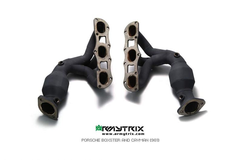 Výfukový systém Armytrix pro Porsche 981 Boxster S/GTS/Spyder (2012-2016) valvetronic exhaust system