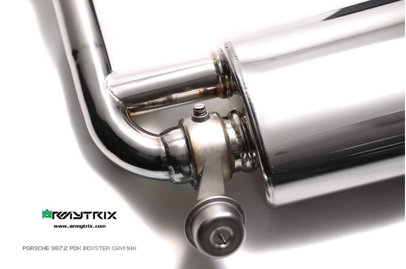 Výfukový systém Armytrix pro Porsche Cayman 987.2 PDK (2009-2012) valvetronic exhaust system