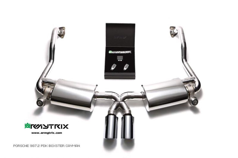 Výfukový systém Armytrix pro Porsche Cayman 987.2 PDK (2009-2012) valvetronic exhaust system