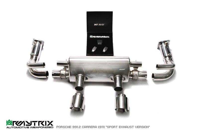 Armytrix exhaust system for Porsche 911 Carrera 991.2 S /4 /4S /GTS (2016-2019) valvetronic exhaust system