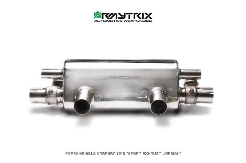 Armytrix exhaust system for Porsche 911 Carrera 991.2 S /4 /4S /GTS (2016-2019) valvetronic exhaust system