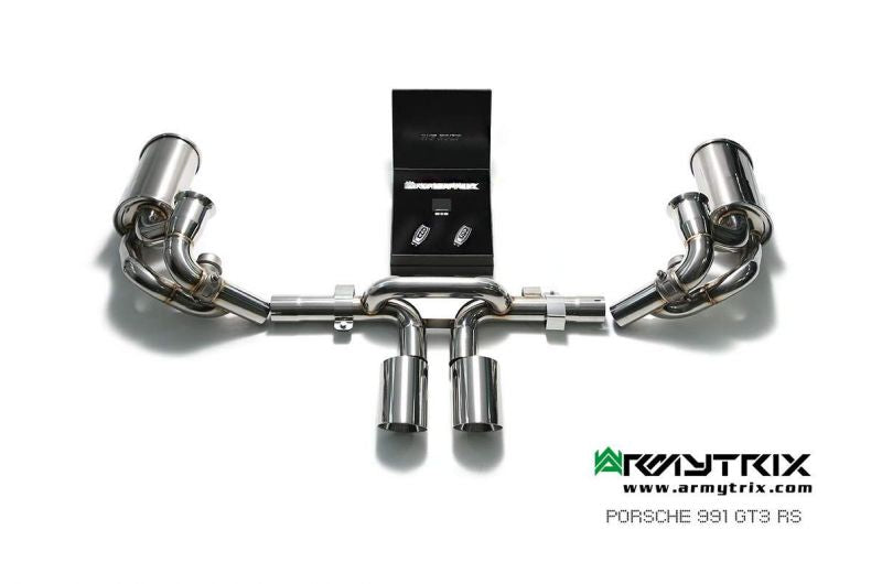 Armytrix exhaust system for Porsche 911 991 GT3 / GT3 RS (2013-2020) valvetronic exhaust system