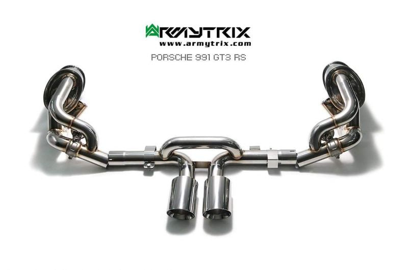 Výfukový systém Armytrix pro Porsche 911 991 GT3 / GT3 RS (2013-2020) valvetronic exhaust system