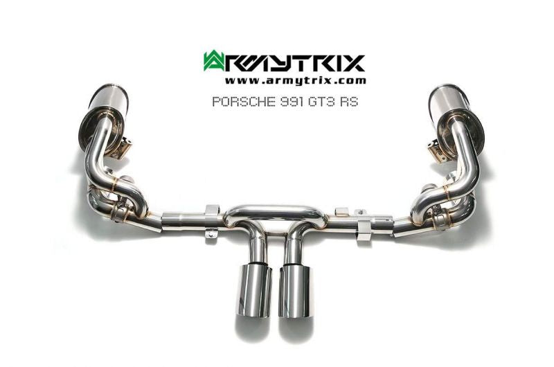 Armytrix exhaust system for Porsche 911 991 GT3 / GT3 RS (2013-2020) valvetronic exhaust system