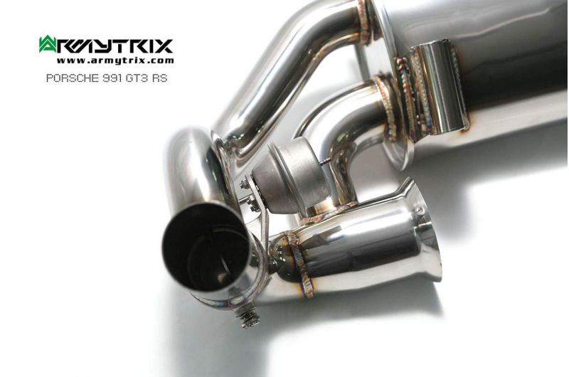 Výfukový systém Armytrix pro Porsche 911 991 GT3 / GT3 RS (2013-2020) valvetronic exhaust system