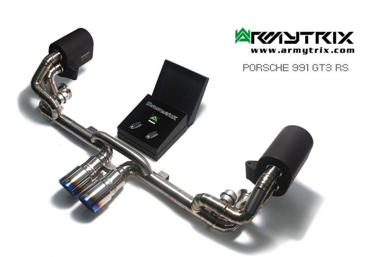 Výfukový systém Armytrix pro Porsche 911 991 GT3 / GT3 RS (2013-2020) valvetronic exhaust system