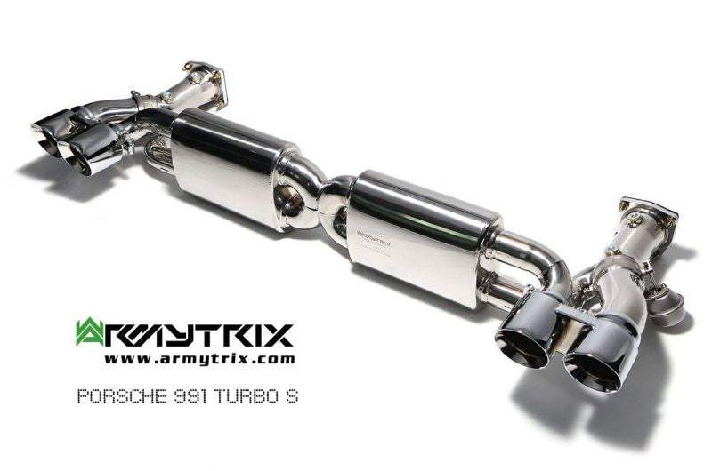 Výfukový systém Armytrix pro Porsche 911 Turbo 991.1 Turbo S (2013-2015) valvetronic exhaust system