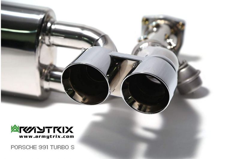 Výfukový systém Armytrix pro Porsche 911 Turbo 991.1 Turbo S (2013-2015) valvetronic exhaust system