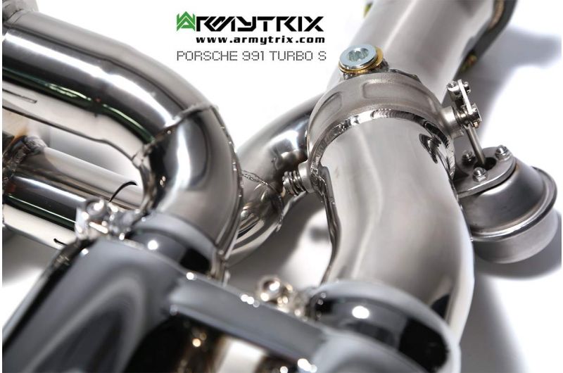 Výfukový systém Armytrix pro Porsche 911 Turbo 991.1 Turbo S (2013-2015) valvetronic exhaust system