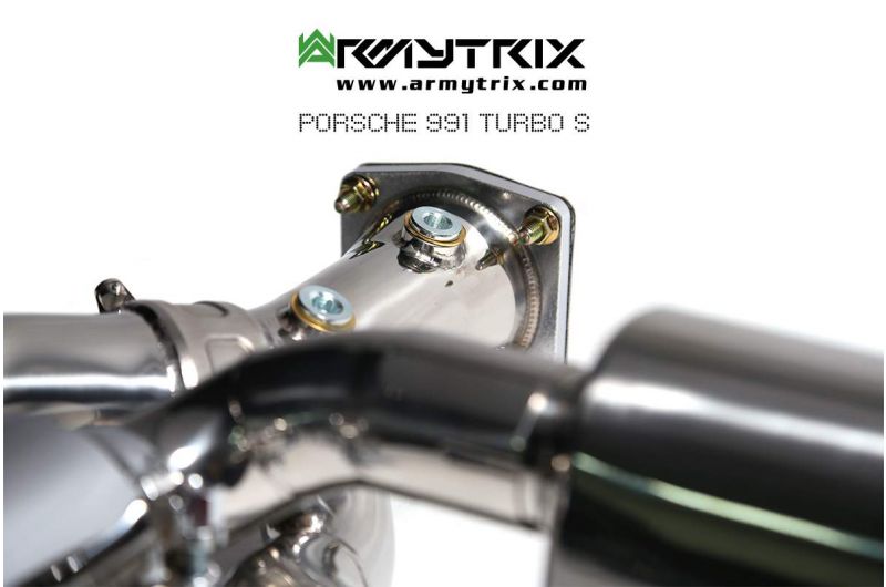 Armytrix exhaust system for Porsche 911 Turbo 991.1 Turbo S (2013-2015) valvetronic exhaust system