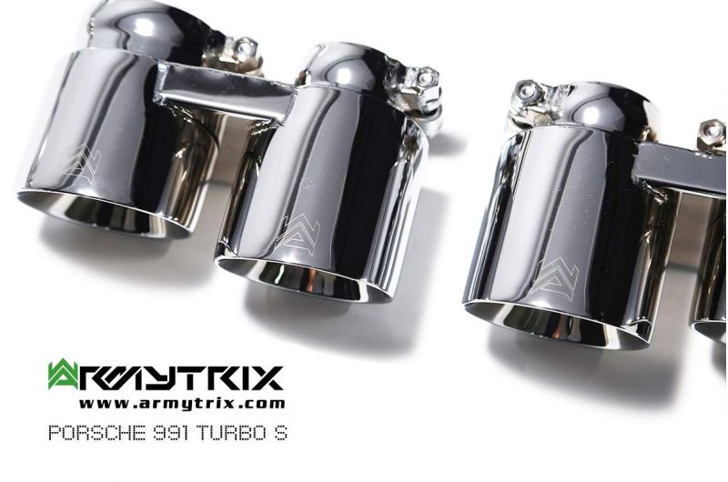 Armytrix exhaust system for Porsche 911 Turbo 991.1 Turbo S (2013-2015) valvetronic exhaust system