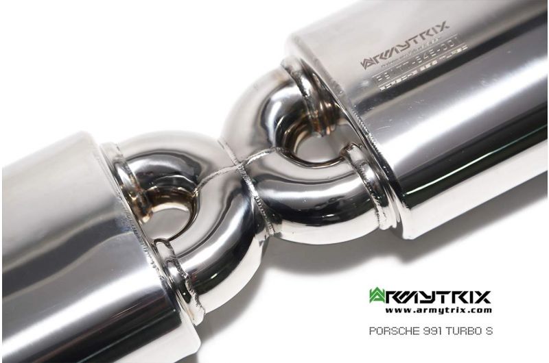 Armytrix exhaust system for Porsche 911 Turbo 991.1 Turbo S (2013-2015) valvetronic exhaust system