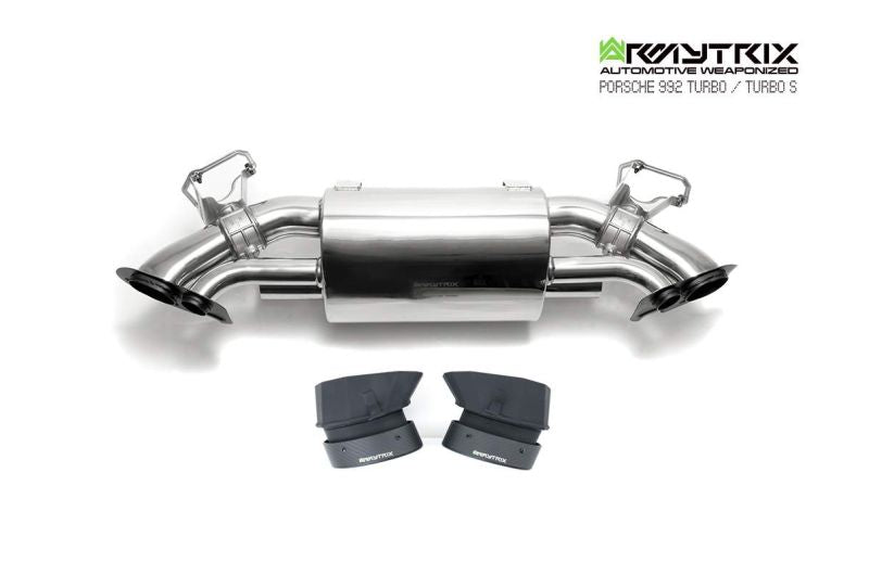 Armytrix exhaust system for Porsche 992 Turbo / Turbo S (2020-Present) valvetronic exhaust system