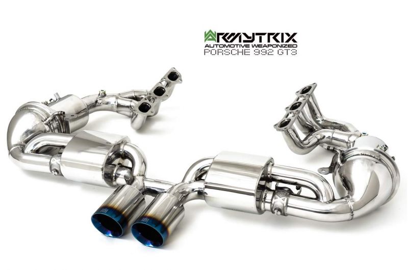 Armytrix exhaust system for Porsche 992 GT3 | GT3 RS (2021-Present) valvetronic exhaust system