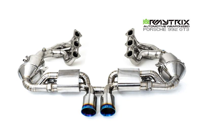 Armytrix exhaust system for Porsche 992 GT3 | GT3 RS (2021-Present) valvetronic exhaust system