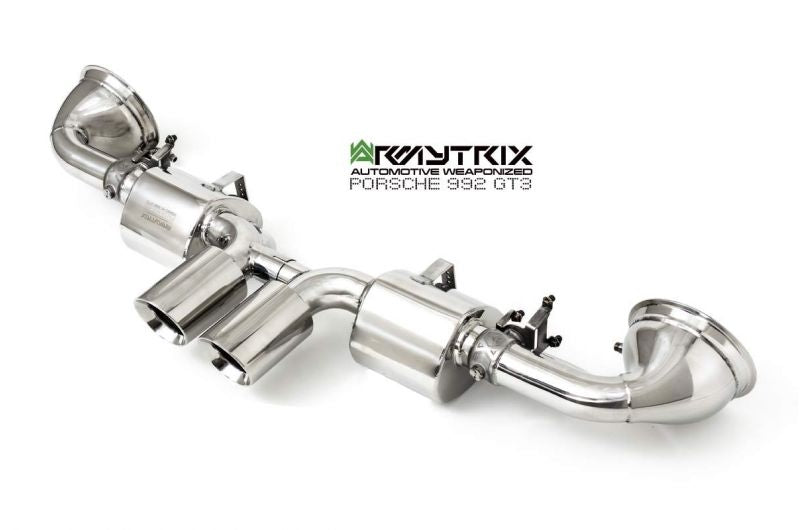 Armytrix exhaust system for Porsche 992 GT3 | GT3 RS (2021-Present) valvetronic exhaust system