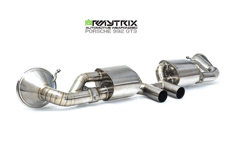 Armytrix exhaust system for Porsche 992 GT3 | GT3 RS (2021-Present) valvetronic exhaust system