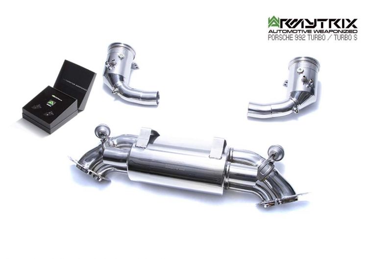 Armytrix exhaust system for Porsche 992 Turbo / Turbo S (2020-Present) valvetronic exhaust system