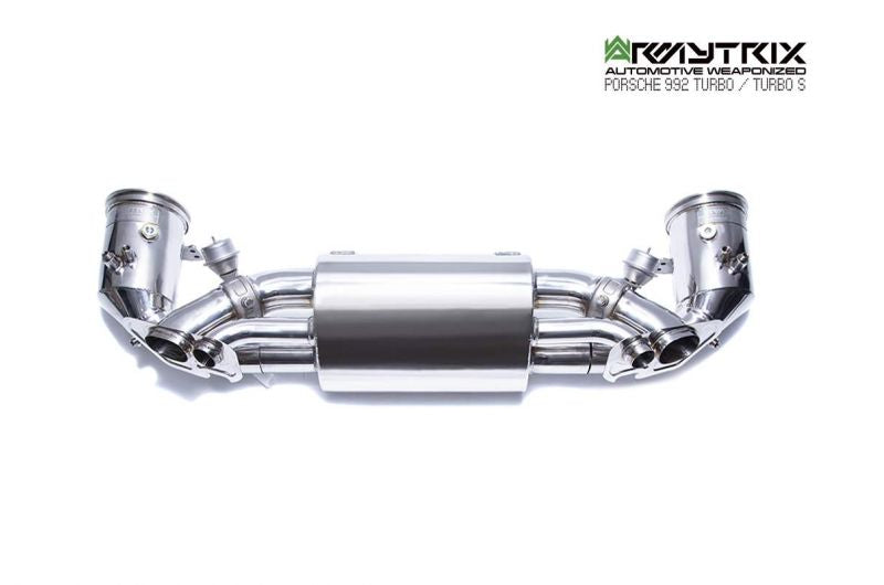 Armytrix exhaust system for Porsche 992 Turbo / Turbo S (2020-Present) valvetronic exhaust system