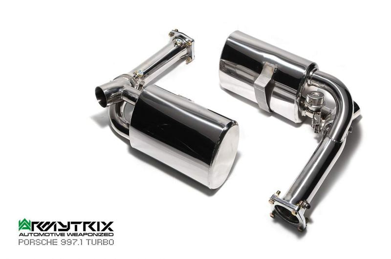 Armytrix exhaust system for Porsche 911 Turbo 997.1 Turbo (2006-2008) valvetronic exhaust system