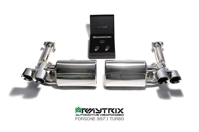 Výfukový systém Armytrix pro Porsche 911 Turbo 997.1 Turbo (2006-2008) valvetronic exhaust system