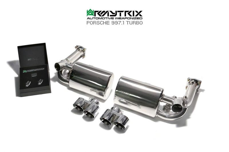 Výfukový systém Armytrix pro Porsche 911 Turbo 997.1 Turbo (2006-2008) valvetronic exhaust system