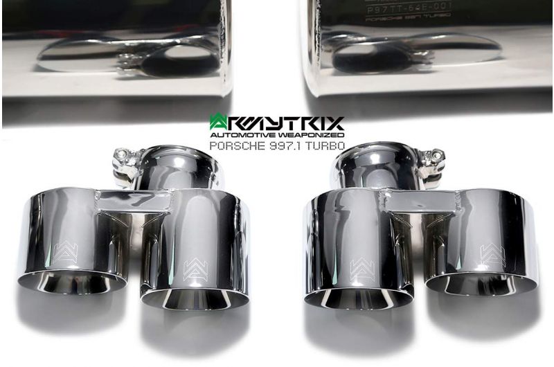 Výfukový systém Armytrix pro Porsche 911 Turbo 997.1 Turbo (2006-2008) valvetronic exhaust system