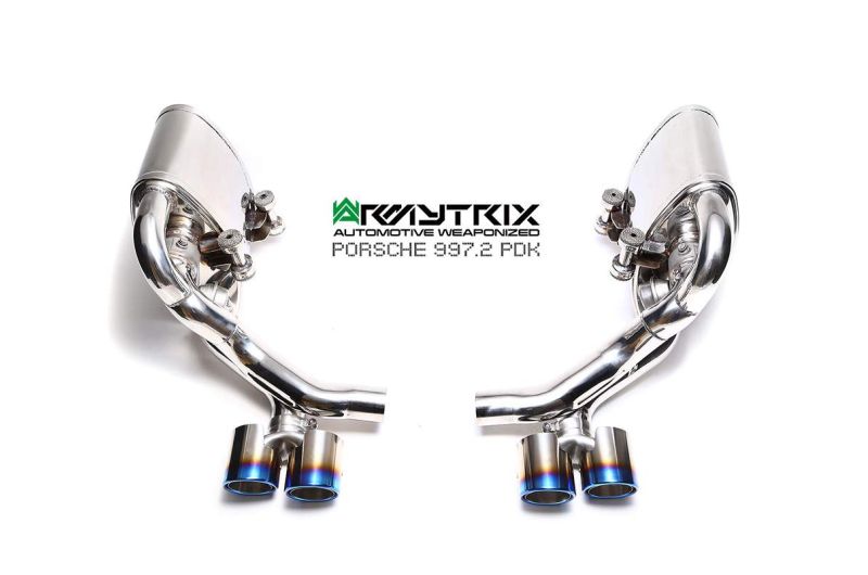 Armytrix exhaust system for Porsche 911 Carrera 997.2 PDK 4/S/4S (2009-2012) valvetronic exhaust system