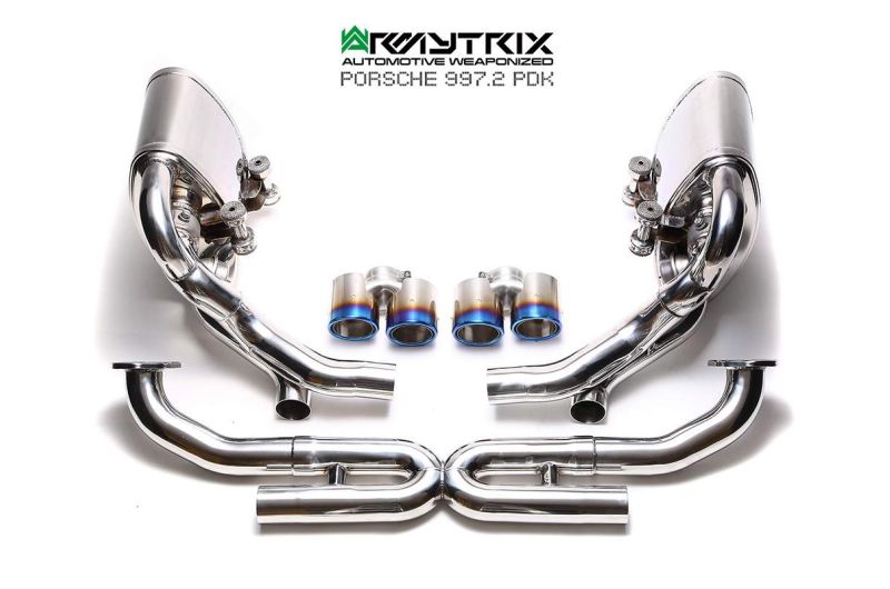 Armytrix exhaust system for Porsche 911 Carrera 997.2 PDK 4/S/4S (2009-2012) valvetronic exhaust system