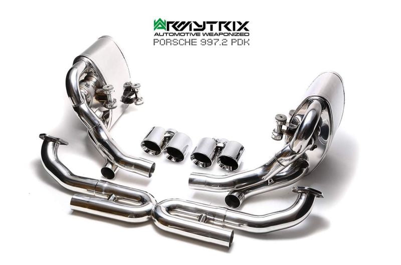 Armytrix exhaust system for Porsche 911 Carrera 997.2 PDK 4/S/4S (2009-2012) valvetronic exhaust system